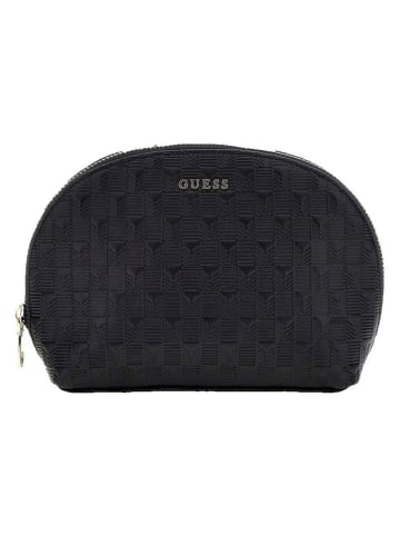 Guess Kosmetyczka "Dome" w kolorze czarnym - 19 x 14 x 7 cm