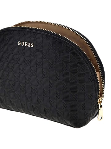 Guess Kosmetyczka "Dome" w kolorze czarnym - 19 x 14 x 7 cm