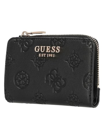 Guess Portfel "Cresidia" w kolorze czarnym - 12 x 8 x 2,5 cm