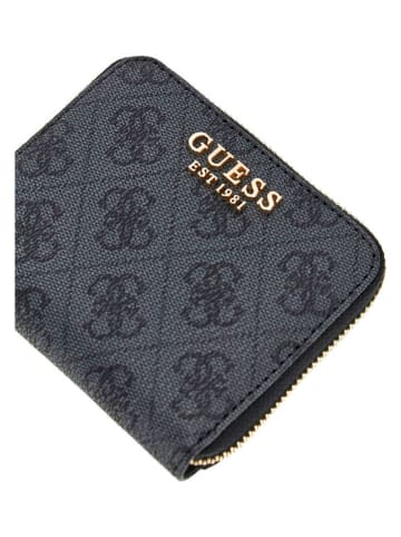 Guess Geldbörse "Laurel" in Anthrazit - (B)11 x (H)9 x (T)2 cm