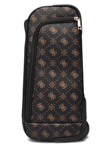 Guess Softcase-Trolley "Silia" zwart/lichtbruin - (B)34 x (H)46 x (D)21 cm