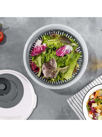 Violeta Home Salatschleuder in Grau - (H)14 x  Ø 26 cm