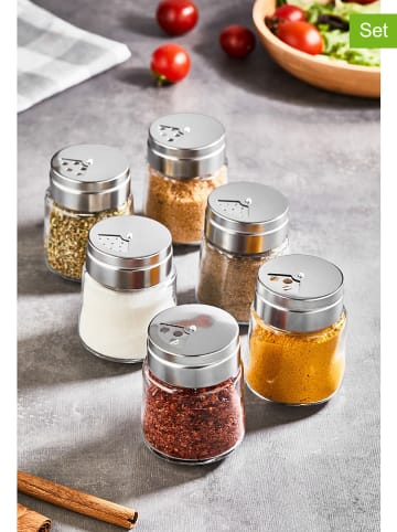 Violeta Home Pojemniki (6 szt.) na przyprawy - wys. 8 x Ø 5,5 cm