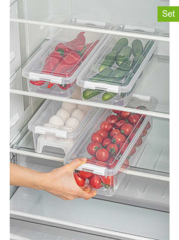 Violeta Home 4-delige set: voorraadcontainers transparant