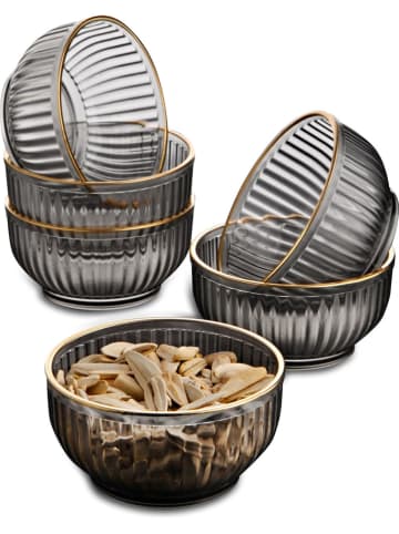 Hermia 6er-Set: Schalen in Transparent - Ø 10 cm