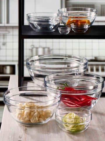 Violeta Home 6er-Set: Salatschalen in Transparent - Ø 6,3 cm