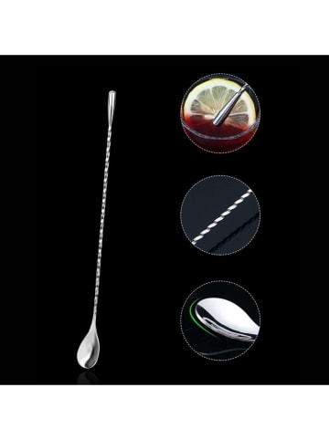 Violeta Home Roestvrijstalen cocktaillepel - (L)30,5 cm