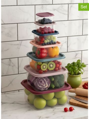 Violeta Home 7-delige set: vershouddozen meerkleurig