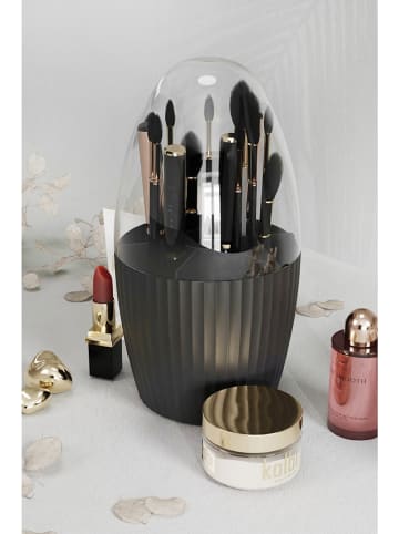 Violeta Home Organizer w kolorze czarnym na przybory do makijażu - wys. 25 x Ø 13 cm