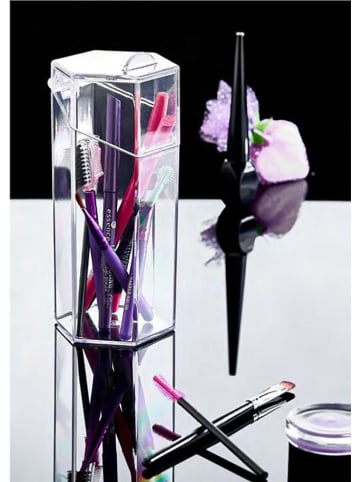 Violeta Home Make-uporganizer transparant - (B)6,8 x (H)16 x (D)8 cm