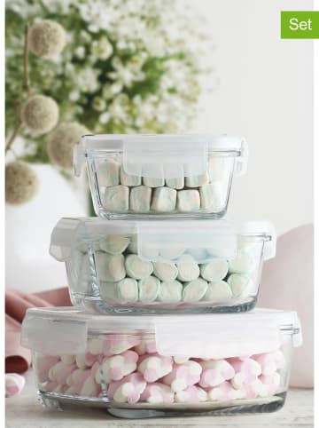 Violeta Home 3-delige set: vershouddozen wit