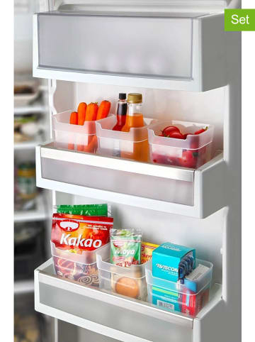 Violeta Home 6-delige set: koelkastorganizers transparant - (B)11 x (H)10 x (D)11 cm