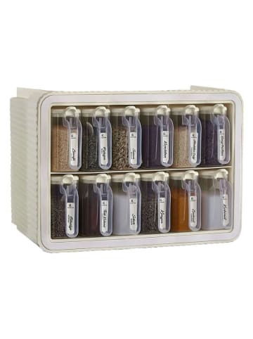 Violeta Home 25-delige set: kruidenglazen beige