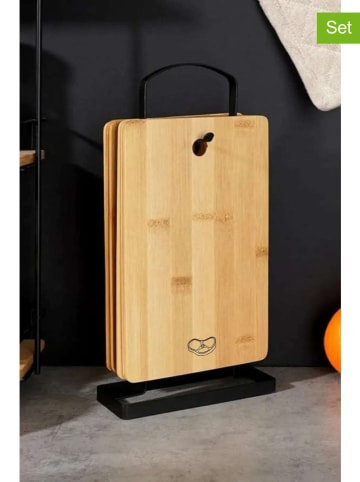 Violeta Home 5-częściowy zestaw w kolorze jasnobrązowym - 31 x 14,5 cm