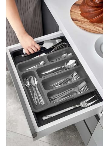 Violeta Home Besteckkasten in Anthrazit - (L)35 x (B)31 cm