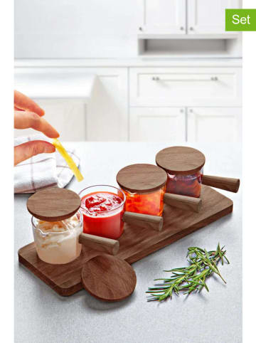 Violeta Home 5-częściowy zestaw w kolorze jasnobrązowym