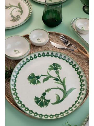 Violeta Home 14-delige ontbijtservies wit/groen