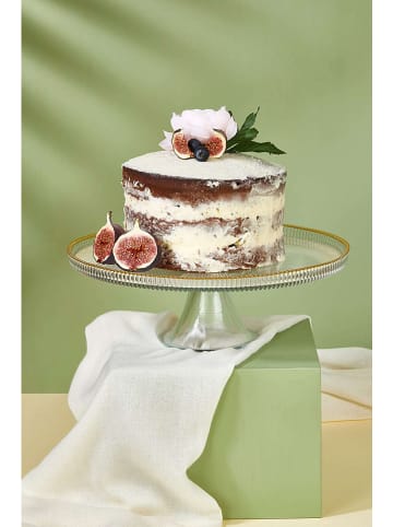 Violeta Home Kuchenständer in Transparent/ Gold - (H)28 cm