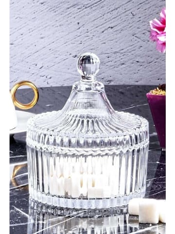 Violeta Home Zuckerdose in Transparent - (H)12 x Ø 10,5 cm