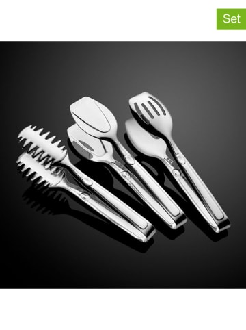 Violeta Home 3-delige set: tangen zilverkleurig - (L)21,4 cm