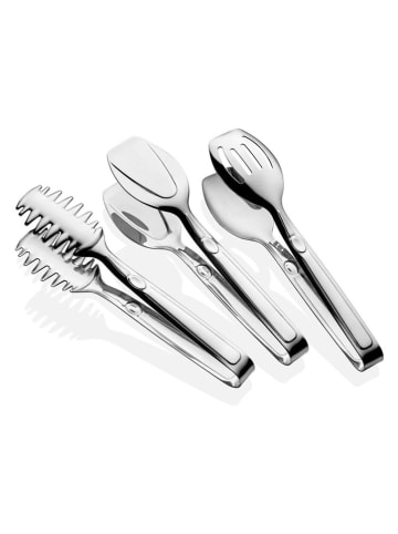 Violeta Home 3-delige set: tangen zilverkleurig - (L)21,4 cm