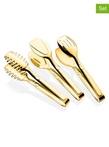 Violeta Home 3-delige set: tangen goudkleurig - (L)21,4 cm