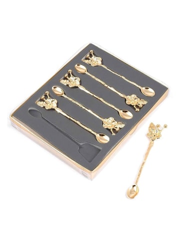 Violeta Home 6-delige set: lepels goudkleurig - (L)13,5 cm