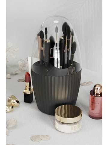 Violeta Home Organizer w kolorze czarnym na przybory do makijażu - wys. 25 x Ø 13 cm