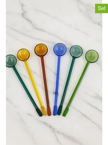 Violeta Home 6er-Set: Löffel in Bunt - (L)15 cm