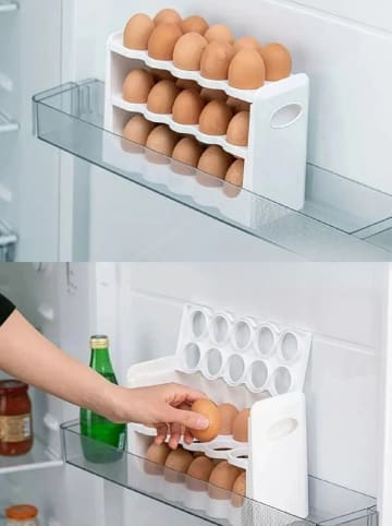 Violeta Home Eierhouder wit - (B)27 x (H)17 x (D)10 cm