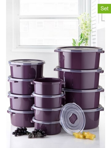 Violeta Home Pojemniki (12 szt.) w kolorze fioletowym