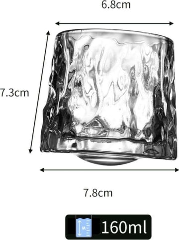 Violeta Home Kieliszki (2 szt.) do whisky - 160 ml