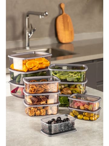 Violeta Home 12er-Set: Frischhaltedosen in Anthrazit