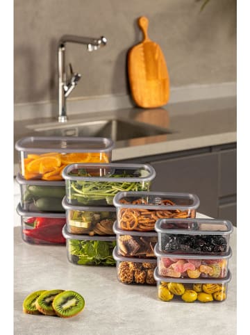 Violeta Home 12er-Set: Frischhaltedosen in Anthrazit