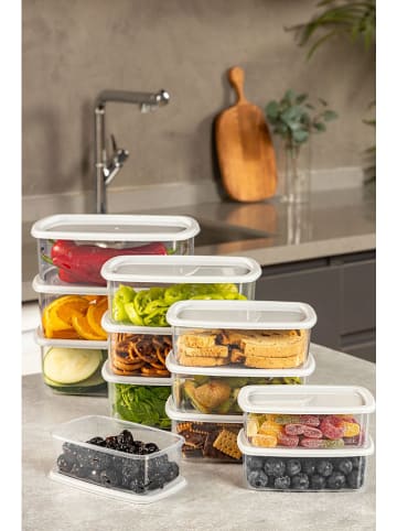 Violeta Home 12-delige set: vershouddozen grijs