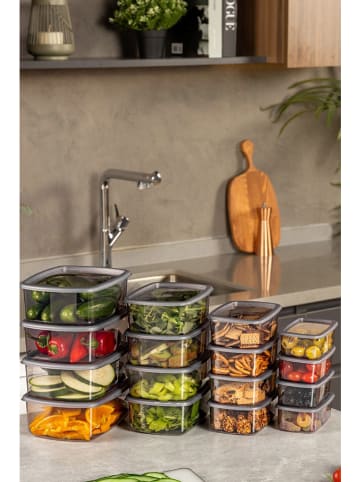 Violeta Home Pojemniki (16 szt.) w kolorze szarym