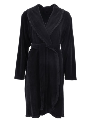 Vossen Bademantel "Ariel" in Schwarz