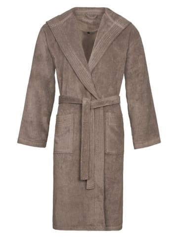 Vossen Bademantel "Vagan Life" in Grau