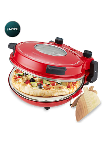 Cecotec Pizza-oven "Fun Pizza Mamma Mia Vista" rood