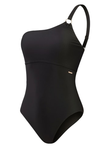 Speedo Strój kąpielowy "Asymmetric" w kolorze czarnym