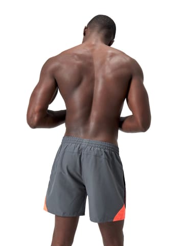 Speedo Zwemshort "Eco Hyperboom" grijs/oranje