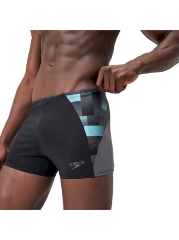Speedo Zwembroek "Eco+ Max" zwart/grijs/lichtblauw