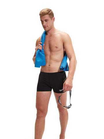 Speedo Badehose "Eco+ H-Boom" in Schwarz/ Grau/ Weiß