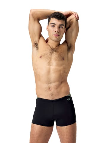 Speedo Kąpielówki "Eco+ H-Boom" w kolorze czarno-oliwkowym