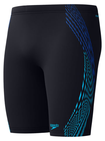 Speedo Kąpielówki "Eco+ Tech" w kolorze czarno-turkusowym