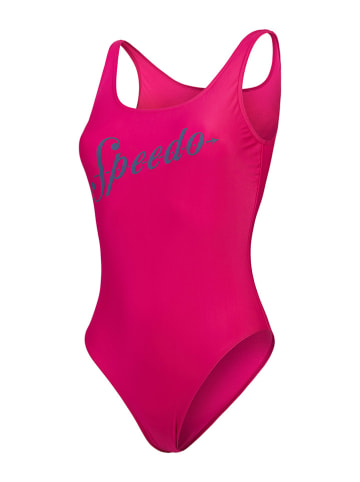 Speedo Strój kąpielowy "Eco Logo" w kolorze różowym