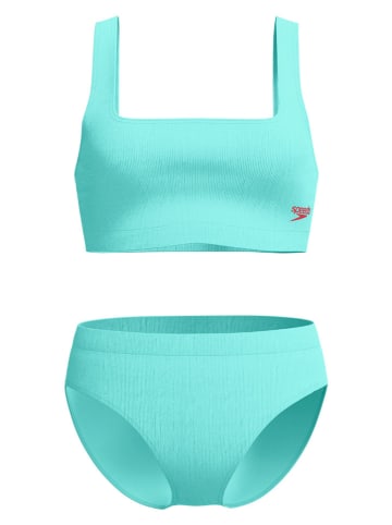 Speedo 2tlg. Bikini-Set "Eco Textured" in Türkis