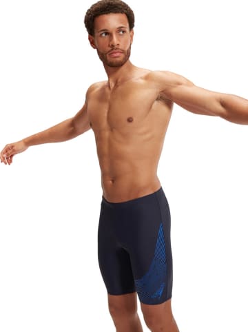 Speedo Kąpielówki "Eco Medley" w kolorze granatowo-niebieskim