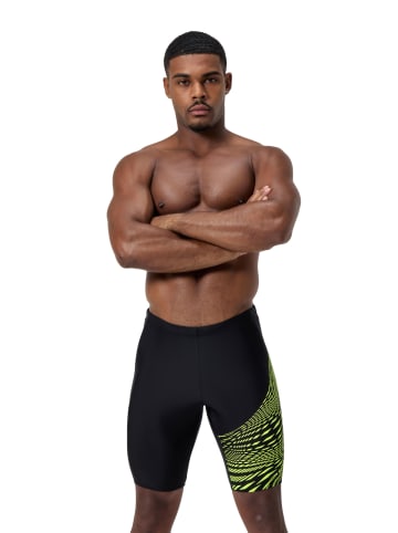 Speedo Zwembroek "Eco Medley" zwart/limoengroen