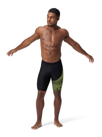 Speedo Badehose "Eco Medley" in Schwarz/ Limette